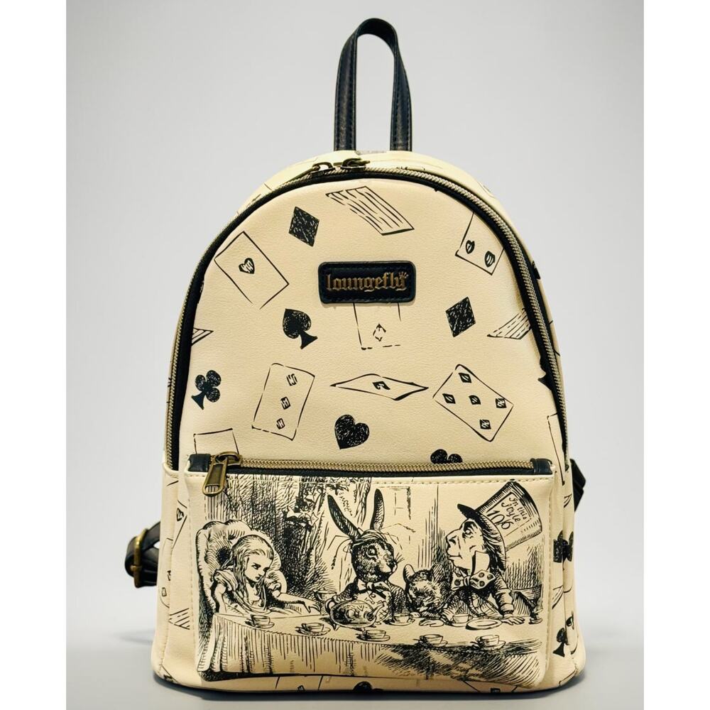 Loungefly Disney Alice in Wonderland Tea Party Sketch Mini Backpack BAM Excl